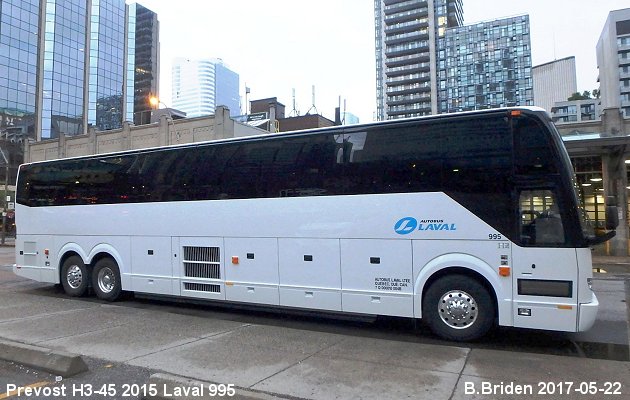 BUS/AUTOBUS: Prevost H3-45 2015 Laval