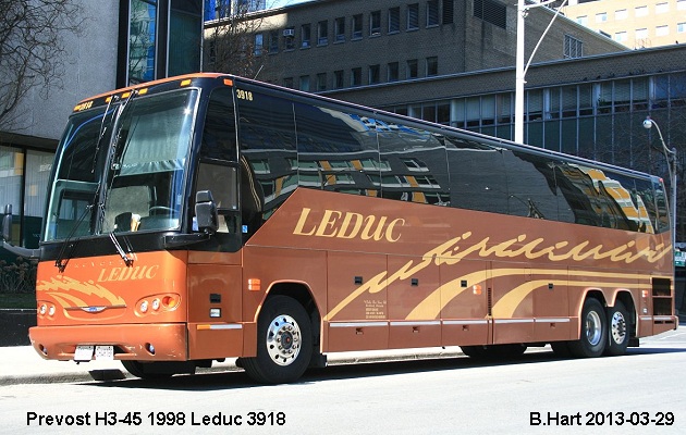 BUS/AUTOBUS: Prevost H3-45 1998 Leduc