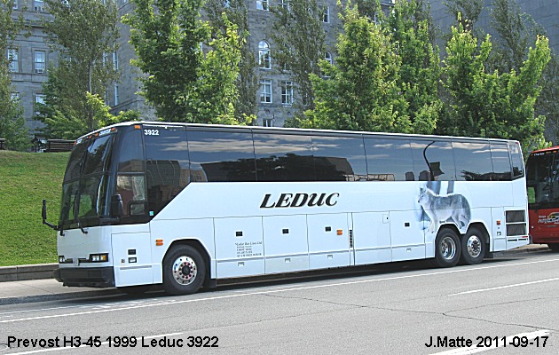 BUS/AUTOBUS: Prevost H3-45 1999 Leduc