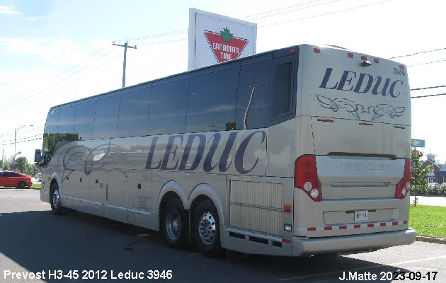 BUS/AUTOBUS: Prevost H3-45 2012 Leduc