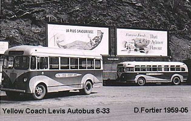 BUS/AUTOBUS: Yellow Coach 1936 Levis Autobus