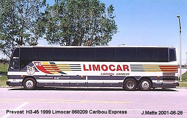 BUS/AUTOBUS: Prevost H3-45 1999 Limocar