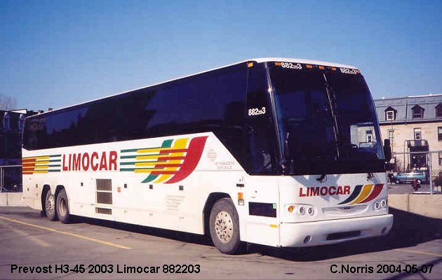 BUS/AUTOBUS: Prevost H3-45 2003 Limocar