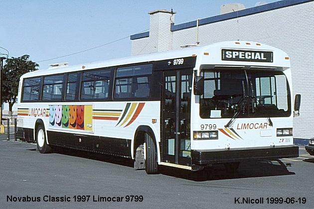 BUS/AUTOBUS: Novabus Classic 1997 Limocar