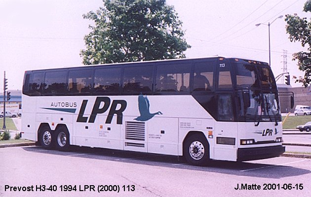 BUS/AUTOBUS: Prevost H3-40 1994 LPR