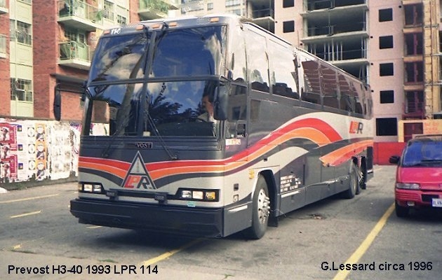 BUS/AUTOBUS: Prevost H3-40 1993 LPR