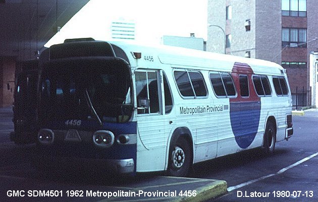 BUS/AUTOBUS: GMC SDM4501 1962 Metropolitain Provincial