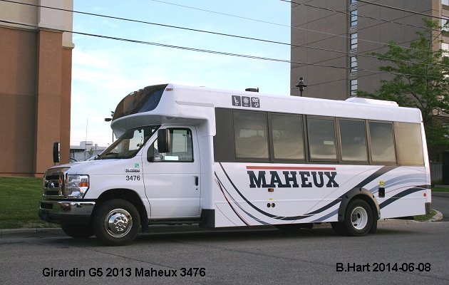 BUS/AUTOBUS: Girardin G5 2013 Maheux