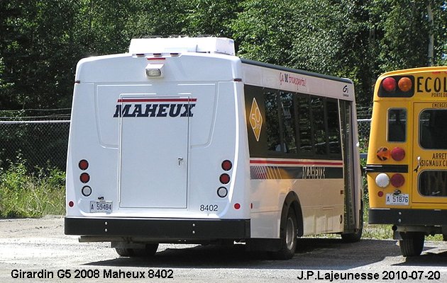 BUS/AUTOBUS: Girardin G5 2008 Maheux