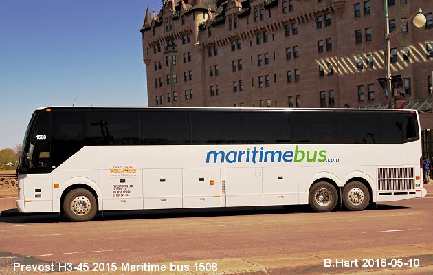 BUS/AUTOBUS: Prevost H3-45 2015 Maritime