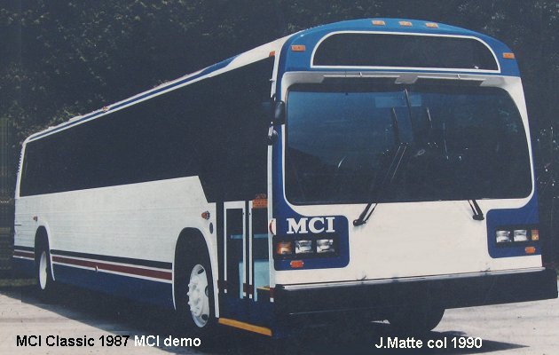 BUS/AUTOBUS: MCI Classic 1987 MCI