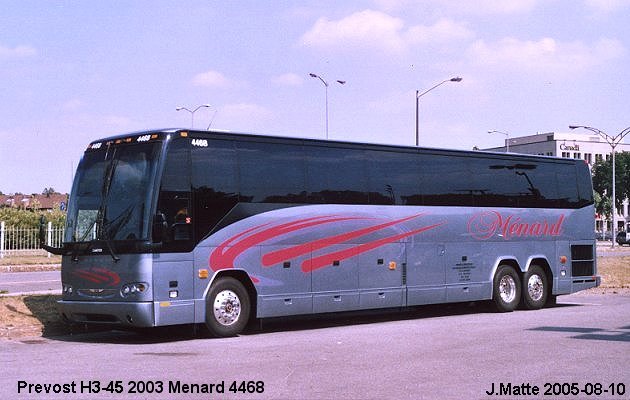 BUS/AUTOBUS: Prevost H3-45 2003 Menard