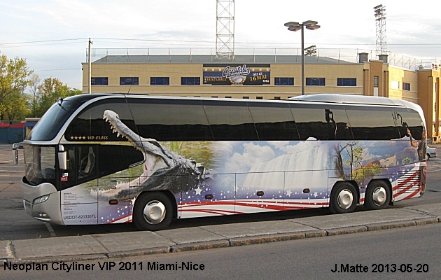 BUS/AUTOBUS: Neoplan Cityliner 2011 Miami-Nice