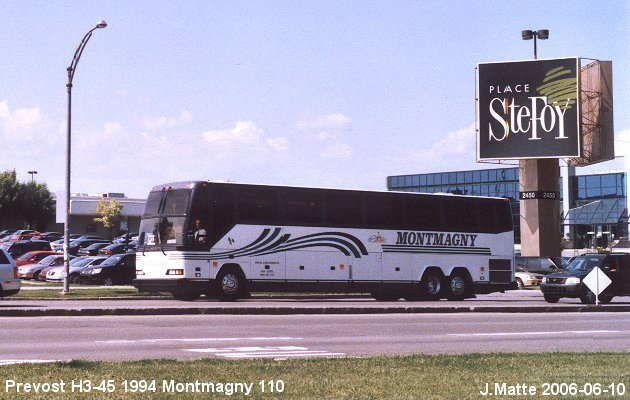 BUS/AUTOBUS: Prevost H3-45 1994 Montmagny