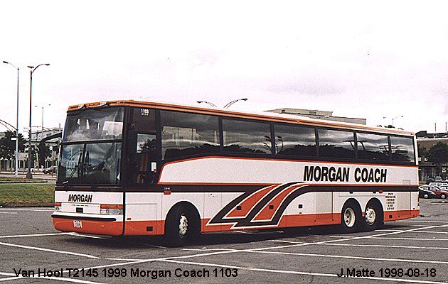 BUS/AUTOBUS: Van Hool T 2145 1998 Morgan Coach