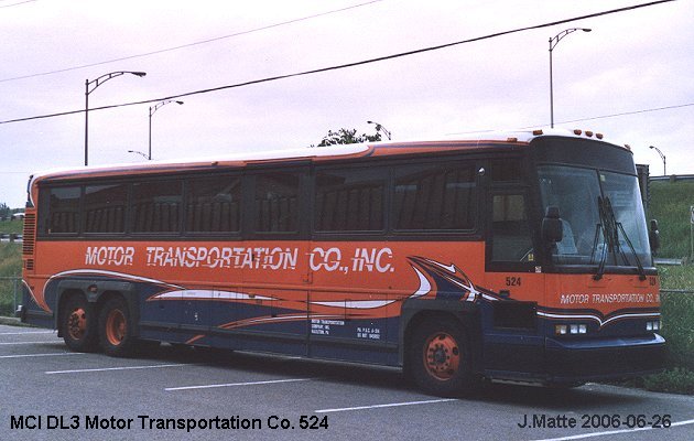 BUS/AUTOBUS: MCI D4500 1997 Motor Transportation