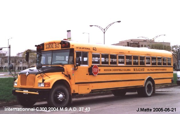 BUS/AUTOBUS: International C300 2004 MSAD