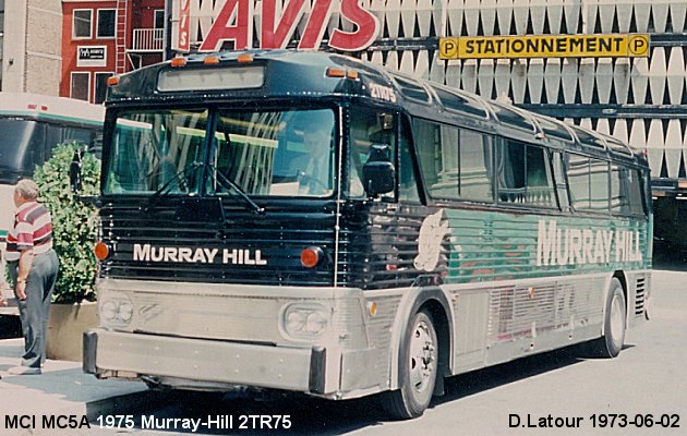 BUS/AUTOBUS: MCI MC5A 1975 Murray-Hill
