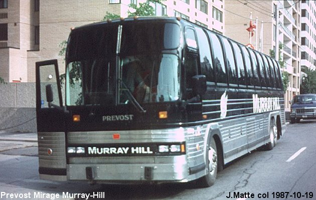 BUS/AUTOBUS: Prevost Le Mirage 1986 Murray Hill