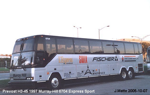 BUS/AUTOBUS: Prevost H3-45 1997 Murray Hill