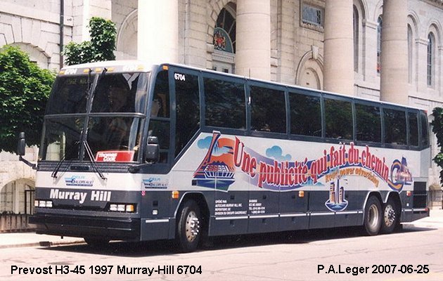 BUS/AUTOBUS: Prevost H3-45 1997 Murray-Hill