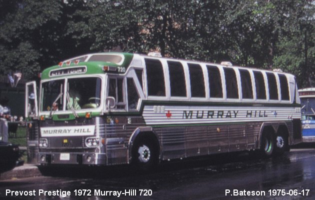 BUS/AUTOBUS: Prevost Prestige 1972 Murray-Hill