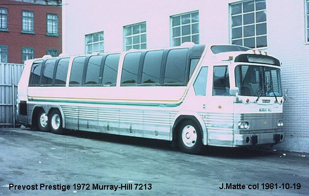 BUS/AUTOBUS: Prevost Prestige 1972 Murray Hill