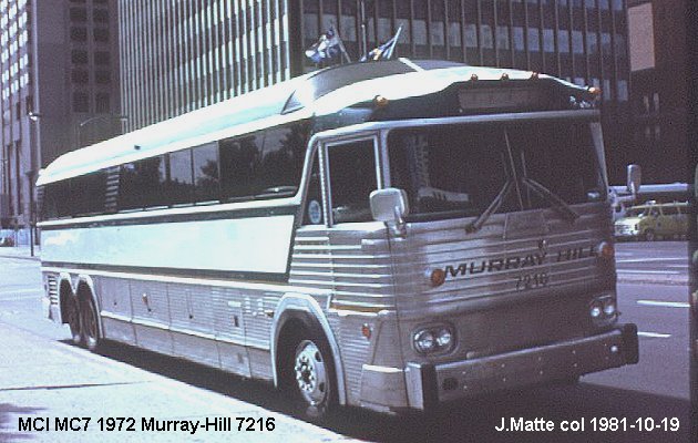 BUS/AUTOBUS: MCI MC 7 1972 Murray Hill