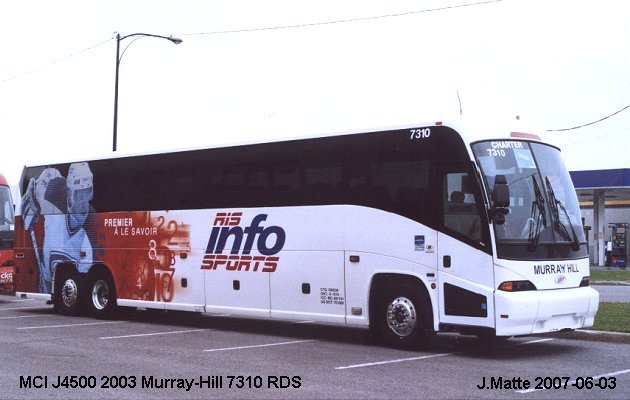 BUS/AUTOBUS: MCI J4500 2003 Murray Hill