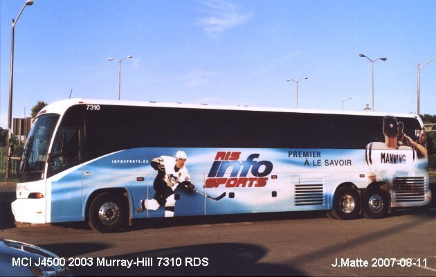 BUS/AUTOBUS: MCI J4500 2003 Murray Hill