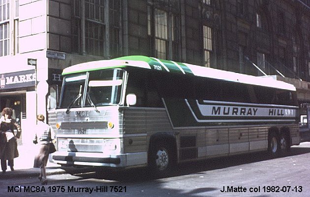 BUS/AUTOBUS: MCI MC 8 A 1975 Murray Hill