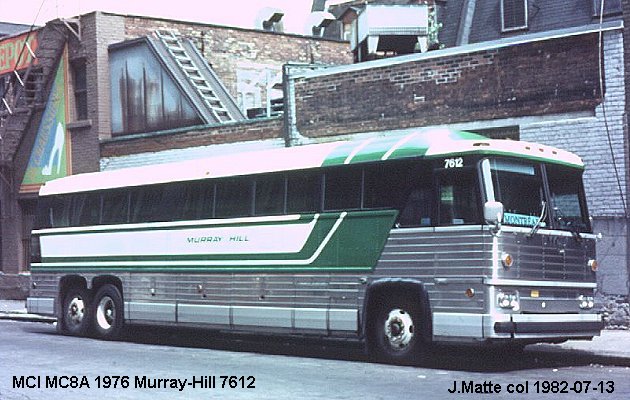 BUS/AUTOBUS: MCI MC 8 A 1976 Murray Hill