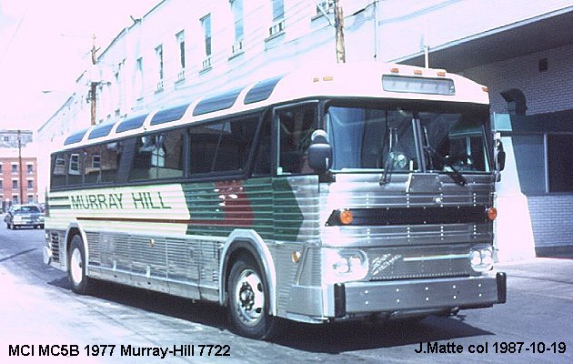 BUS/AUTOBUS: MCI MC 5 B 1977 Murray Hill