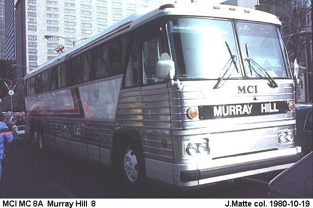 BUS/AUTOBUS: MCI MC 8 A 1975 Murray Hill