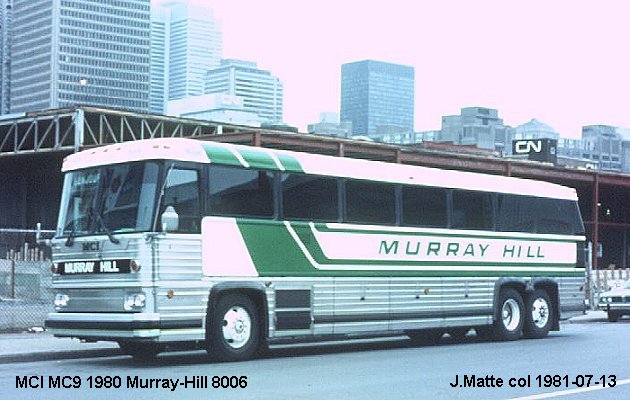 BUS/AUTOBUS: MCI MC 9 1980 Murray Hill