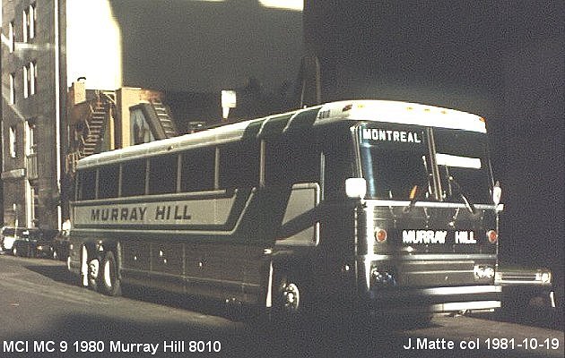 BUS/AUTOBUS: MCI MC9 1980 Murray-Hill