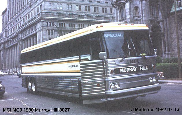 BUS/AUTOBUS: MCI MC 9 1980 Murray Hill