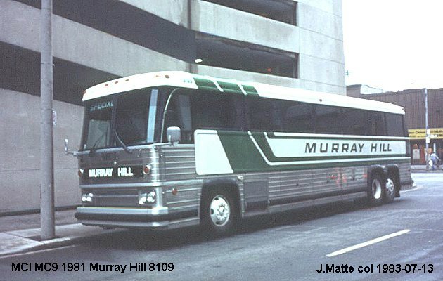 BUS/AUTOBUS: MCI MC 9 1981 Murray Hill