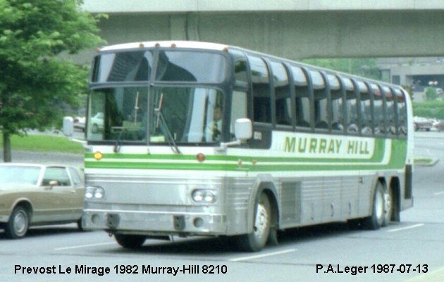 BUS/AUTOBUS: Prevost Mirage 1982 Murray-Hill