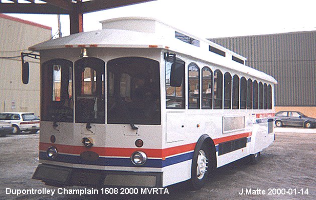 BUS/AUTOBUS: Dupontrolley Champlain 1608 2000 Merimac Valley Transit