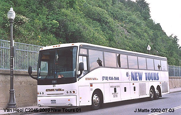 BUS/AUTOBUS: Van Hool C2045 2002 New Tours