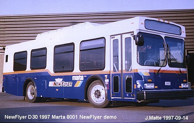 BUS/AUTOBUS: New Flyer D30 1997 New Flyer