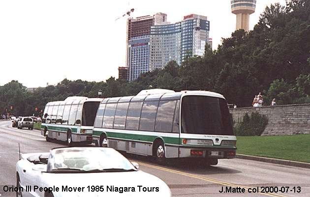 BUS/AUTOBUS: Orion People Mover 1985 Niagara Tours