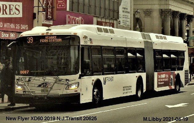 BUS/AUTOBUS: New Flyer XD 60 2020 N.J.Transit