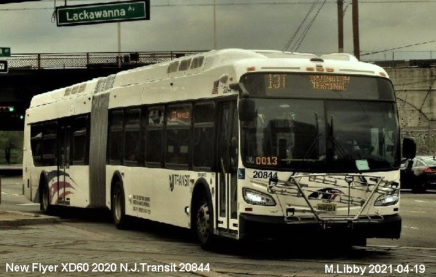 BUS/AUTOBUS: New Flyer XD 60 2020 N.J.Transit