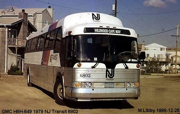 BUS/AUTOBUS: GMC H8H-649 1979 NJ Transit