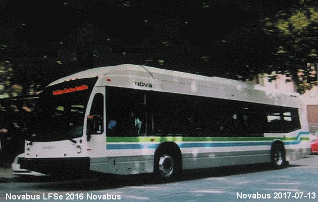 BUS/AUTOBUS: Novabus LFSe 2016 Novabus