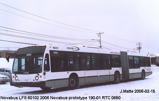 BUS/AUTOBUS: Novabus LFS 60102 2006 Novabus