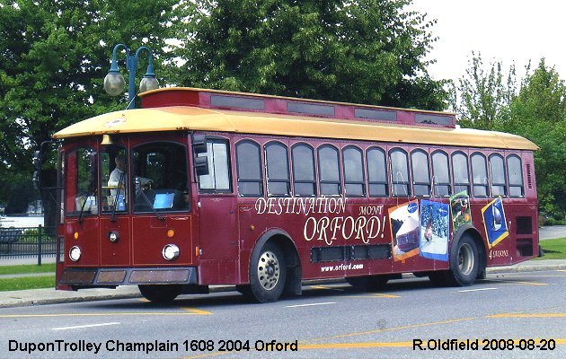 BUS/AUTOBUS: Dupontrolley Champlain 1608 2004 Orford