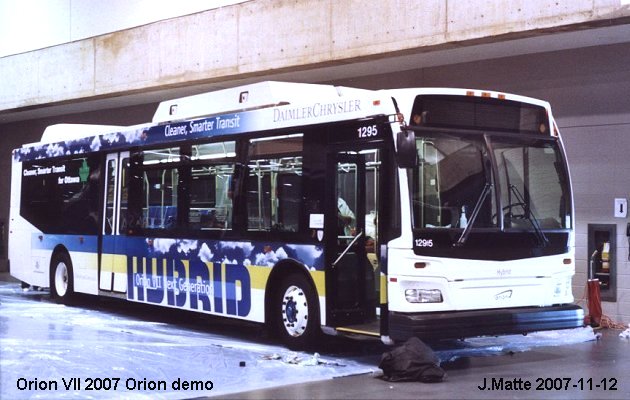 BUS/AUTOBUS: Orion VII Hybrid 2007 Orion